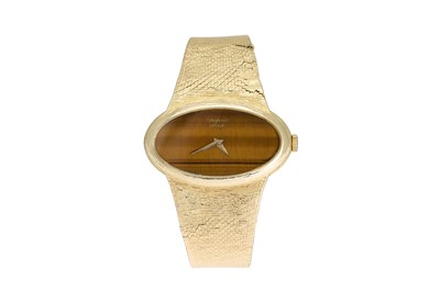 Lot 41 - AN 18CT GOLD LADY'S CHOPARD WRIST WATCH, tiger'...