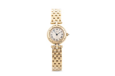 Lot 398 - A LADY'S CARTIER PANTHÉRE RONDE 18CT GOLD...