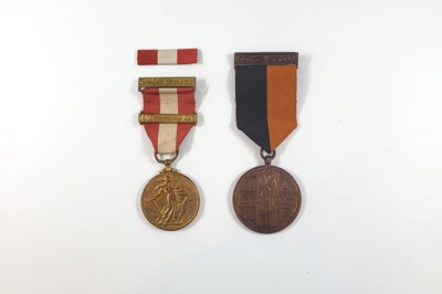 Lot 468 - A PAIR OF IRISH MILITARY MEDALS, to include a...