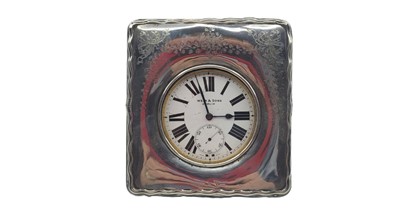 Lot 591 - A GEORGE V WEIR & SONS LARGE POCKET WATCH...