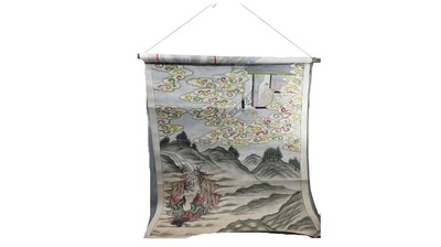 Lot 594 - AN ANTIQUE CHINESE SCROLL, date unknown,...