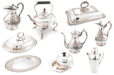Lot 577 - A LARGE COLLECTION OF SILVER PLATED (EPNS)...