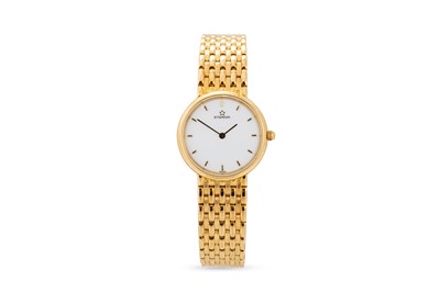 Lot 435 - AN 18CT GOLD ETERNA LADY'S WRISTWATCH, white...