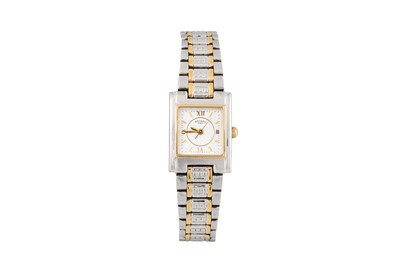 Lot 248 - A LADY'S ROTARY STAINLESS STEEL QUARTZ WRIST...