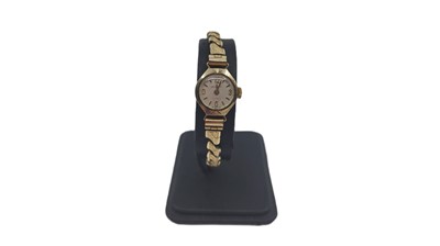 Lot 232 - A LADY'S REGENCY COCKTAIL WRISTWATCH, gold...