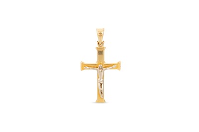 Lot 67 - A VINTAGE 18CT GOLD CRUICFIX, 4 g.