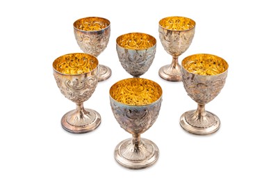 Lot 486 - A MOST ATTRACTIVE SET OF SIX MODERN ROYAL...