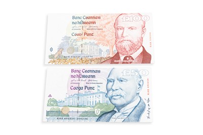 Lot 508 - A PAIR OF IRISH £50 & £100 BANKNOTES, A Hyde...