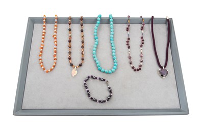 Lot 2 - A COLLECTION OF BEADED JEWELLERY, to include...