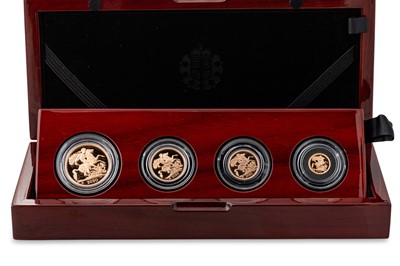 Lot 472 - A 2020 FOUR COIN GOLD PROOF SET, comprising £2,...