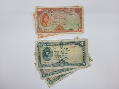 Lot 464 - FOUR + ONE LAVERY IRISH WAR CODE £1 & 10/-...