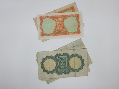 Lot 464 - FOUR + ONE LAVERY IRISH WAR CODE £1 & 10/-...