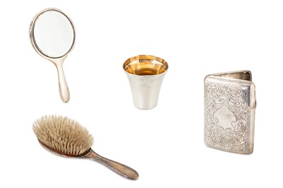 Lot 511 - A MODERN IRISH SILVER GILT DRINKS MEASURE, by...