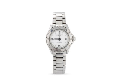 Lot 431 - A LADY'S RAYMOND WEIL WRISTWATCH,...