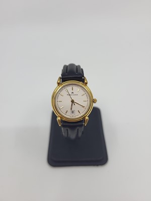 Lot 417 - A LADY'S MAURICE LECROIX WRISTWATCH,...