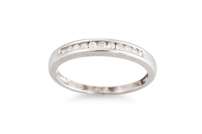 Lot 311 - A DIAMOND HALF ETERNITY RING, mounted in 9ct...