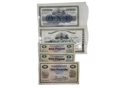 Lot 414 - A COLLECTION OF FIVE NORTHERN BANK, Irish...