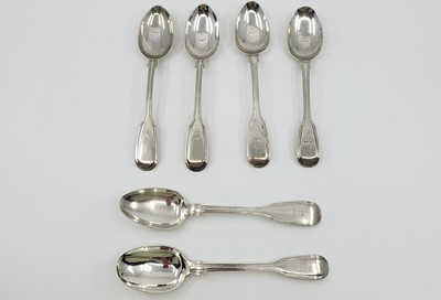 Lot 459 - A MATCHED SET OF SIX VICTORIAN ENGLISH...