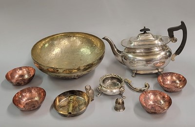 Lot 237 - A LARGE COLLECTION OF SILVER PLATED ITEMS, to...