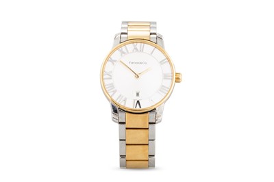 Lot 393 - A TIFFANY & CO TWO-TONE STAINLESS STEEL...