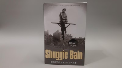 Lot 147 - A SIGNED COPY OF ‘SHUGGIE BAIN’ BY DOUGLAS...