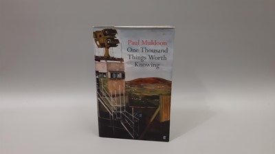 Lot 190 - PAUL MULDOON, ‘ONE THOUSAND THINGS WORTH...