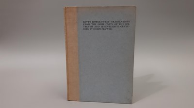 Lot 195 - A COPY OF ‘LOVES BITTER-SWEET: TRANSLATIONS...