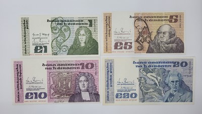 Lot 411 - A COLLECTION OF FOUR IRISH BANKNOTES, series...