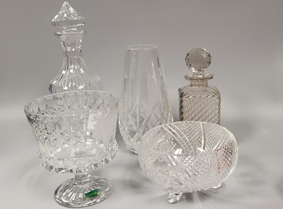 Lot 232 - A COLLECTION OF CRYSTAL GLASS WEAR, to include...
