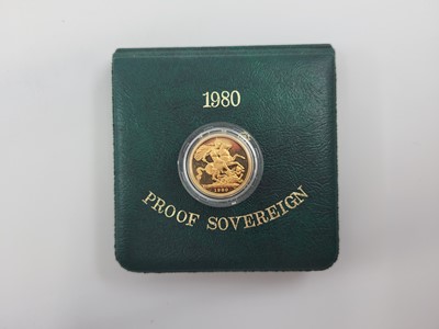 Lot 447 - A QUEEN ELIZABETH II PROOF SOVEREIGN GOLD COIN,...