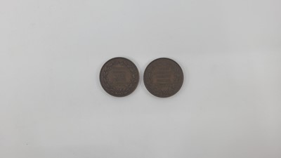 Lot 443 - A PAIR OF 19TH CENTURY ART MEDALS, in copper...