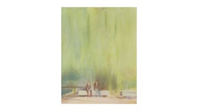 Lot 46 - MYRA JAGO, Irish contemporary, Red square, N.C....