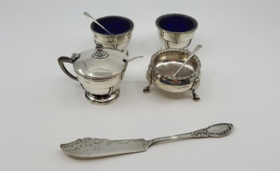 Lot 494 - A COLLECTION OF ENGLISH STERLING SILVER (.925)...