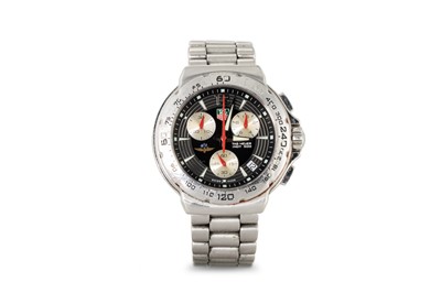 Lot 366 - A GENT'S TAG HEUER MULTI-DIAL WRISTWATCH,...