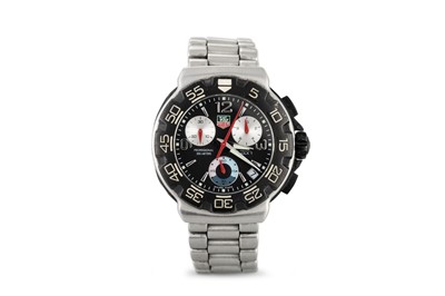 Lot 370 - A GENT'S TAG HEUER MULTI-DIAL WRISTWATCH,...