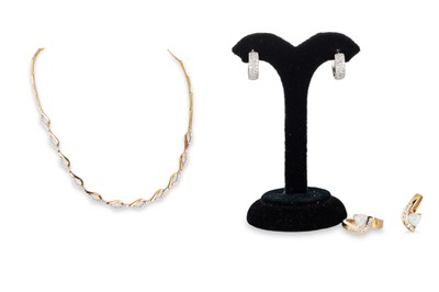 Lot 246 - A COLLECTION OF 9CT GOLD STONE SET JEWELLERY,...