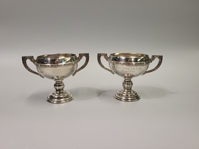 Lot 543 - A PAIR OF MODERN IRISH STERLING STANDARD...