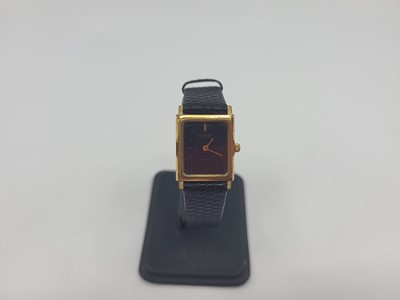 Lot 435 - A LADY'S RAYMOND WEIL GENEVE WRISTWATCH,...