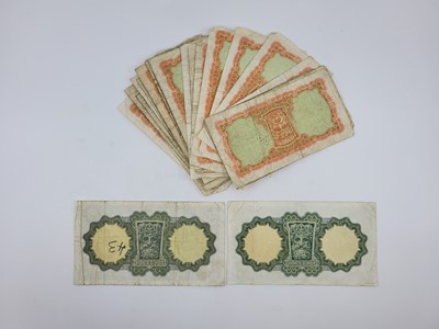 Lot 448 - TWENTY FOUR LADY LAVERY 10/- IRISH BANKNOTES,...