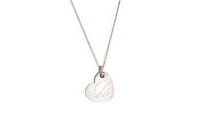 Lot 113 - A TIFFANY & CO STERLING SILVER PENDANT (.925)...