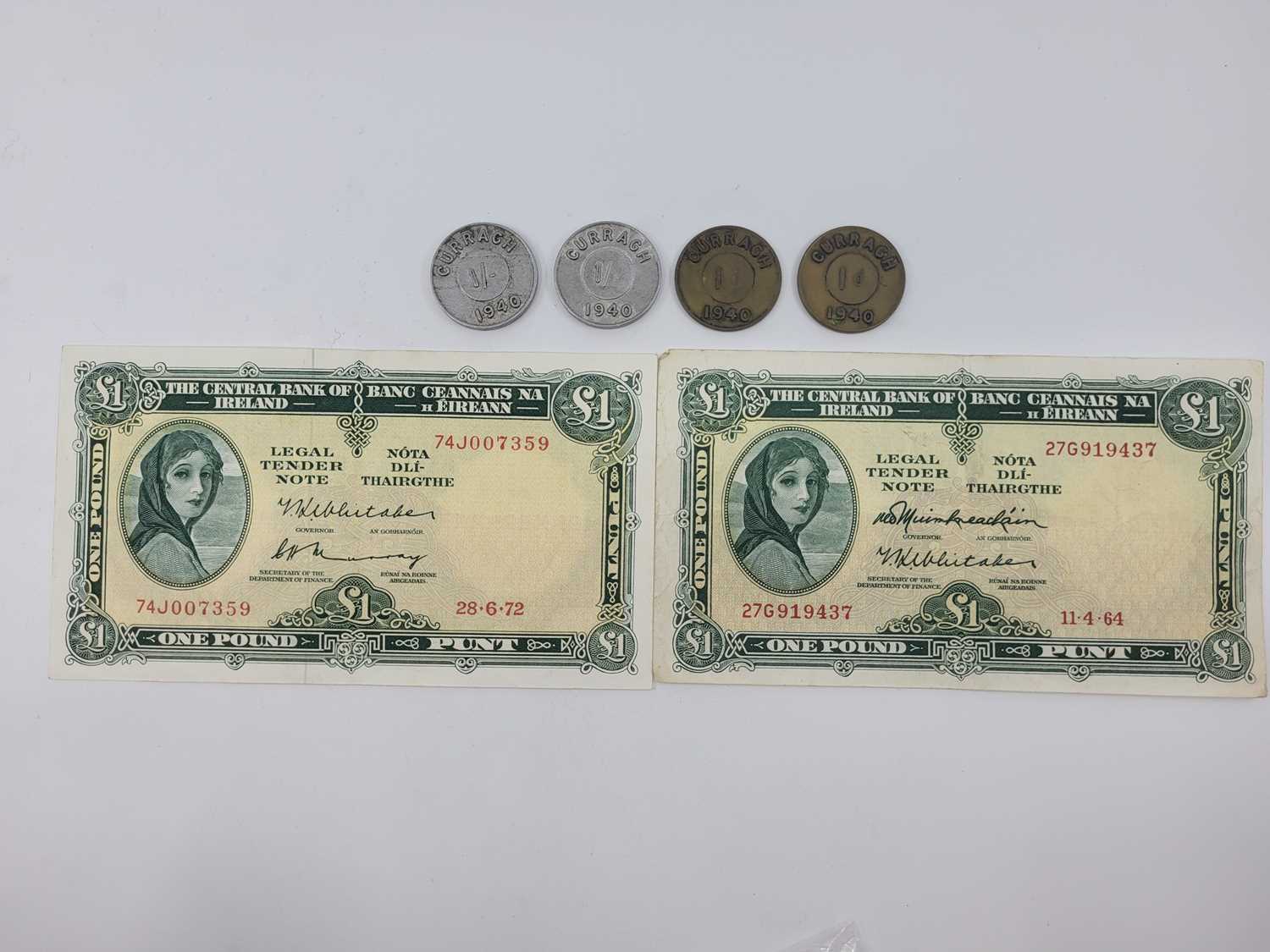 Lot 460 - FOUR 1940 CURRAGH WWII IRISH INTERNMENT CAMP...