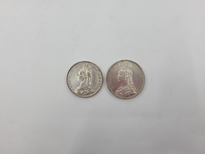 Lot 471 - A PAIR OF 1887 SILVER JUBILEE ENGLISH SOINS,...