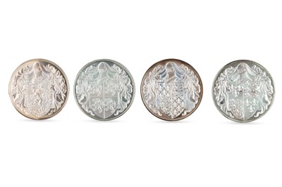 Lot 484 - A COLLECTION OF FOUR X 25 G. SILVER "GREAT...