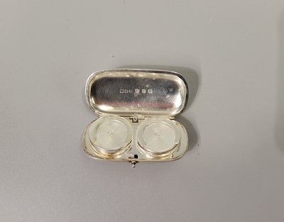 Lot 533 - A VICTORIAN SILVER DOUBLE SOVEREIGN CASE,...