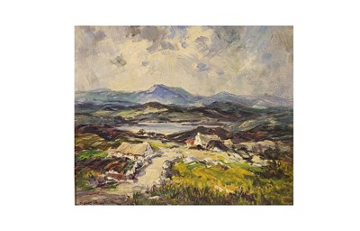 Lot 538 - PADRAIC WOODS, R.U.A. (1893-1991) Mountain...