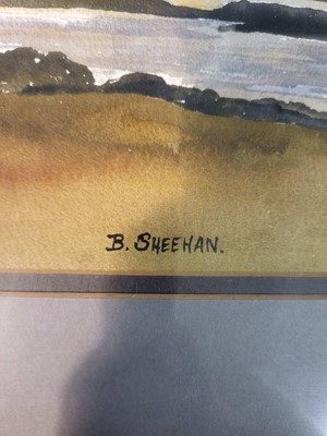 Lot 460 - B. SHEEHAN (IRl CONTEMPORARY), Watercolour...