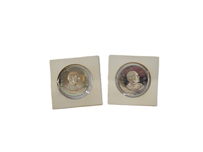 Lot 441 - A PAIR OF PROOF PEARSE TEN SHILLING IRISH...