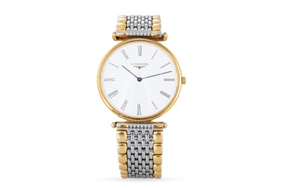 Lot 428 - A LONGINES ULTRA THIN WRISTWATCH, the round...