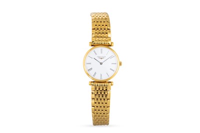 Lot 429 - A LONGINES ULTRA THIN WRISTWATCH, the round...