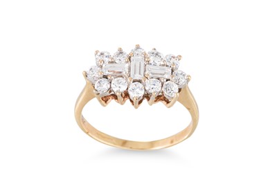 Lot 56 - A 9CT GOLD DRESS RING, 3.18 g. Size M - N